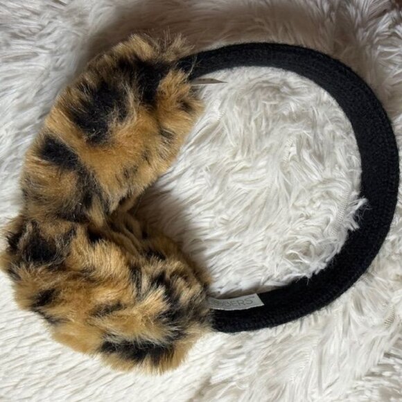 Lobers Leopard Faux Fur Earmuffs - Picture 5 of 8